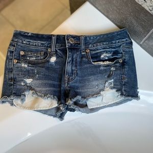 American Eagle Distressed Jean Shorts